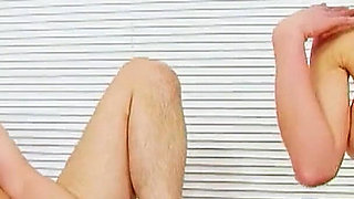 Step brother with big penis fucks horny skinny teen during massage