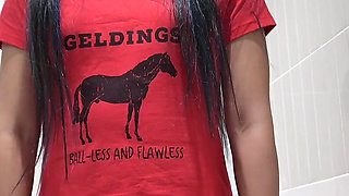 A Demonstration for My Toilet Slave