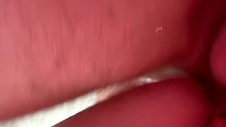 Doggystyle Sex From Below Closeup with Creampie