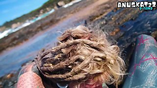 Outdoor Beach Pov Blowjob Sloppy By The Waves - Lily Lu