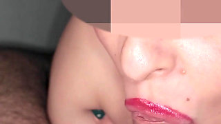 Horny Stepmother Lets Me Cum in Her Mouth