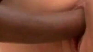 Cute White Teen Has Interracial Fuck with a Big Black Cock That She Sucks