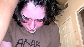 French amateur brunette hardcore fucking