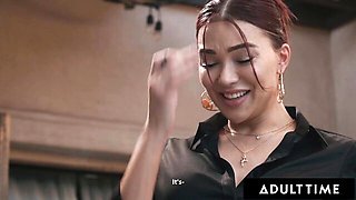 Adult Time featuring Emma Rose and Leana Lovings's big tits sex