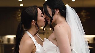 Scissoring fun for Charlotte Sins and Melissa Stratton