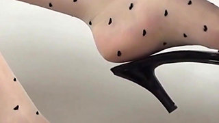 100 Mules Shoejob, Shoeplay, Cum on Mules, and Mule Fetish Compilation 02 - Dame Olga