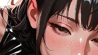 Cute Girl Sloppy Blowjob Anime Hentai