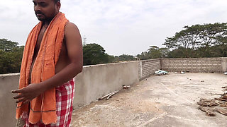 Jija Ne Apni Sali Ko Chhat Ka Upper Choda, Job Sali Dress Sukhaa Raha Tha