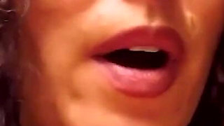 Lexxie Spreads Wide Taking the Machine Dildo Deep in Her Hairy Pussy!