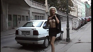 She Is Stunning Blonde From Germany Lady Who Likes to Pee in the Public