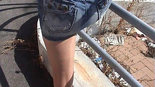 Microskirt, Pantyhose and High Heels