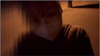 A Night Walk While Putting A Remote Control Vibrator On My Japanese Girlfriend My First Toilet Sex