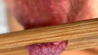 Hard Nipples and Clit by Sushi Chopstick