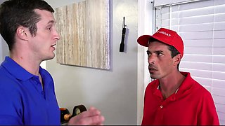 Teen Neighbors Swap & Fuck Dad To Vote Red & Blue