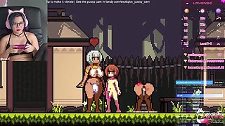 ExotiqFox JOI Solo Masturbation - Cute Asian Gamer Girl Live Stream Part 1