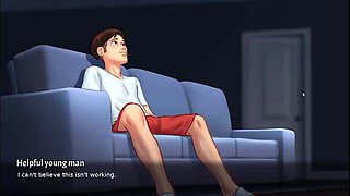 Hot Step Sister Fucks Anon in Summertime Saga 3D Cartoon Sex Game