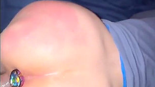 Doggystyle and Spanking with a Girl Plugged