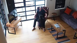 Horny MILF Fucks Her Sugar Daddy Doggystyle in Penthouse - Big Ass Amateur Creampie