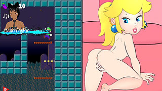 Luigi's Camera - Watching Princess Peach Finger Her Pussy