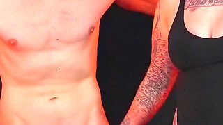 Estim Milking a Huge Orgasm Out of Him