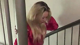 Submissive Blonde Slut Gets Taken Hard by Her Girlfriend!