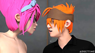 Hentai sex college episode 2 - big titty hentai milf begs for student's cum in front of the whole class!