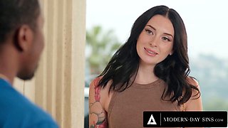 Charlotte Sins Taunts Stepsisters Husband with Sloppy Blowjobs and Relentless Anal Pounding