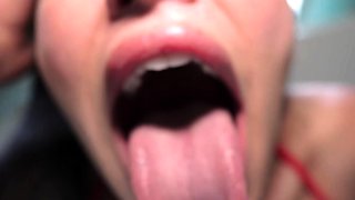 Mexicana blowjob with her big boobs