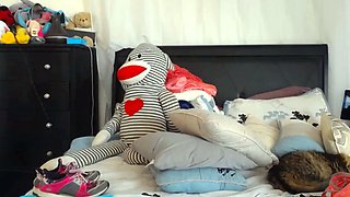 Sexy Alyssa Reece horny solo toy masturbation action