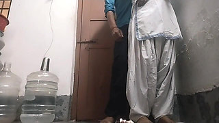 Indian College Student and Teacher