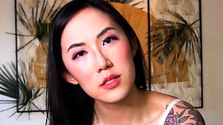 Hot brunette gives you a nice close up masturbation
