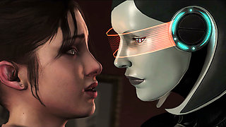 Eva Special Delivery - Futa Sex Robot Fucks Her 3D Animation