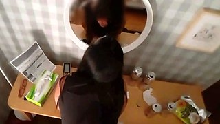 Anal Babysitter Takes on College Latino at a Party