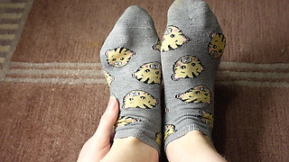 Masturbation From Female POV with Sexy Socks on