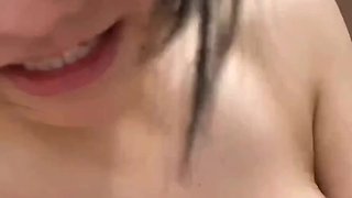 Chinese Woman Bathes & Frigs Herself