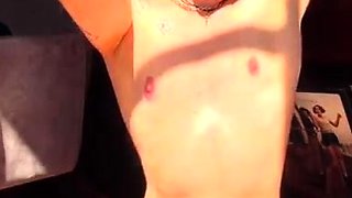 Cute amateur twink first time gay anal fuck in van