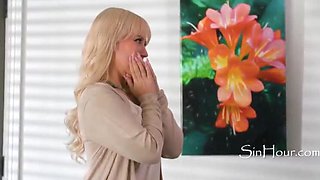 Futa College Dorm Room Fuck: Melody Marks Fucks Petite Blonde Roommate Alona Bloom First Time Anal