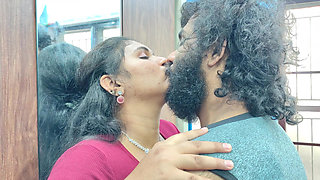 Couple lip lock romance, Malayali hot couple lip lock romance