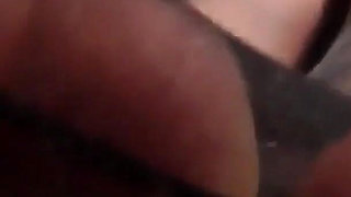 Nylon Secretary Foot Jerking