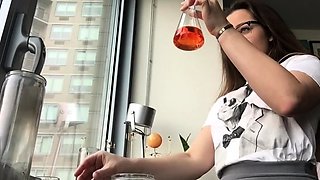 Dani Daniels . com - Scientist Fantasy Solo Super Horny