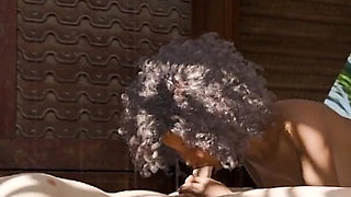 Nexus-3 Oasis - Busty Brunette Fatima Sucks Cock & Rides Hard in Her Beach Cabana