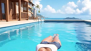 Towa's Naughty Beach Day: Sun-drenched Curves to Sensual Soak the Reveal You Crave