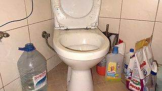 Licking Dirty Floor and Toilet, Flashing Head in It