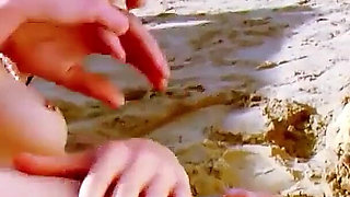Teen milky takes strangers from the parking lot with anal on the beach and pays him