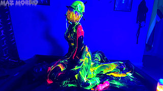 Uv Wet and Messy Gimpy Gas Mask Fun with Patricia