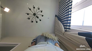 POV Face Sitting My Big Pink-panty Ass Jumping on Your Face