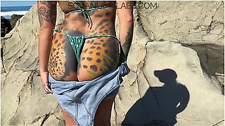 Hard Passionate Sex In Secret On The Beach Almost Caught