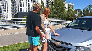 My Car Broke Down. a Stranger Fixed It in Exchange for a Blowjob and Sex.