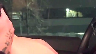 Peeker Catches Me Masturbating and Fucks Me in the Car After Cumming in My Mouth