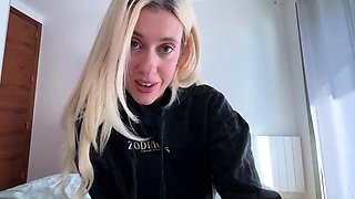 BunnyBlondyX Removing Condom For Cheating With Girlfriend